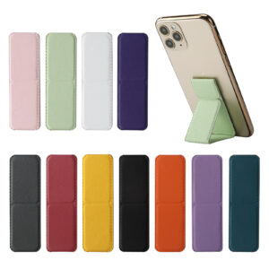 Adhesive PU Leather Phone Holder
