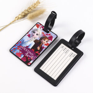 Customized cartoon soft rubber luggage tag