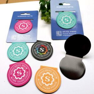 Custom Folding Magnetic Bookmark, Synthetic Paper Soft Magnet Book Mark