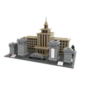 Custom University Landmark Building Blocks