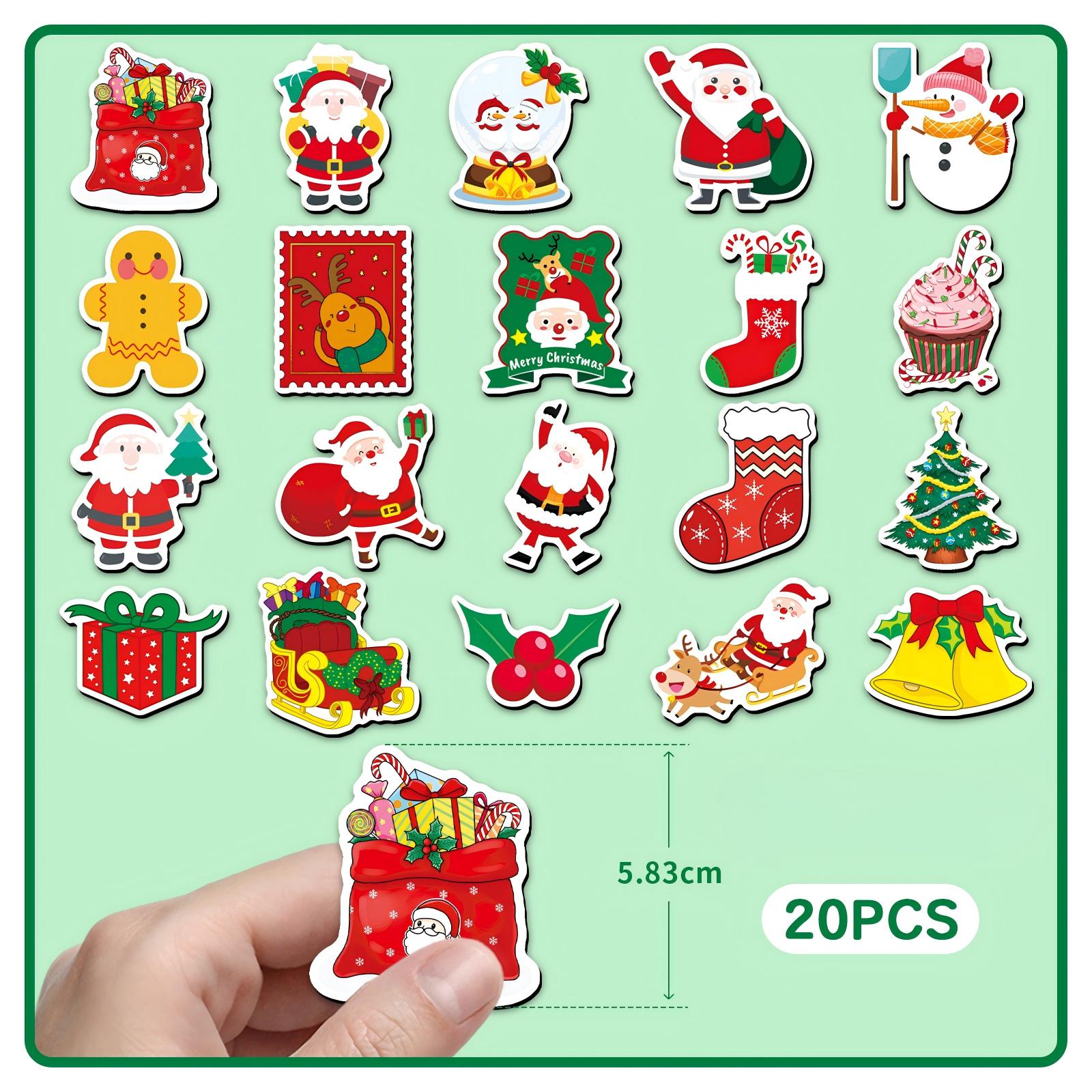 Christmas Soft Magnetic Stickers Fridge Door Magnets Decoration - Image 3