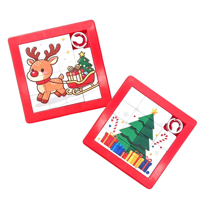 Plastic Sliding Puzzle Toy, Custom Huarong Road Brain Teaser Game - Image 4