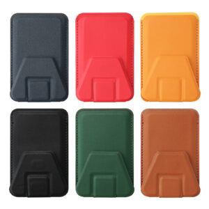 Strong Magnetic Foldable PU Leather Phone Stand