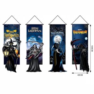 Halloween Porch Banner Couplet Set