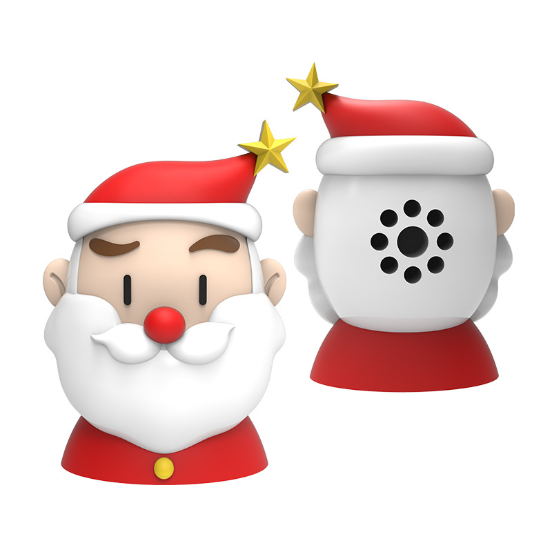 Christmas Cartoon Bluetooth Speaker, Cute Silicone Wireless Mini Speaker - Image 4