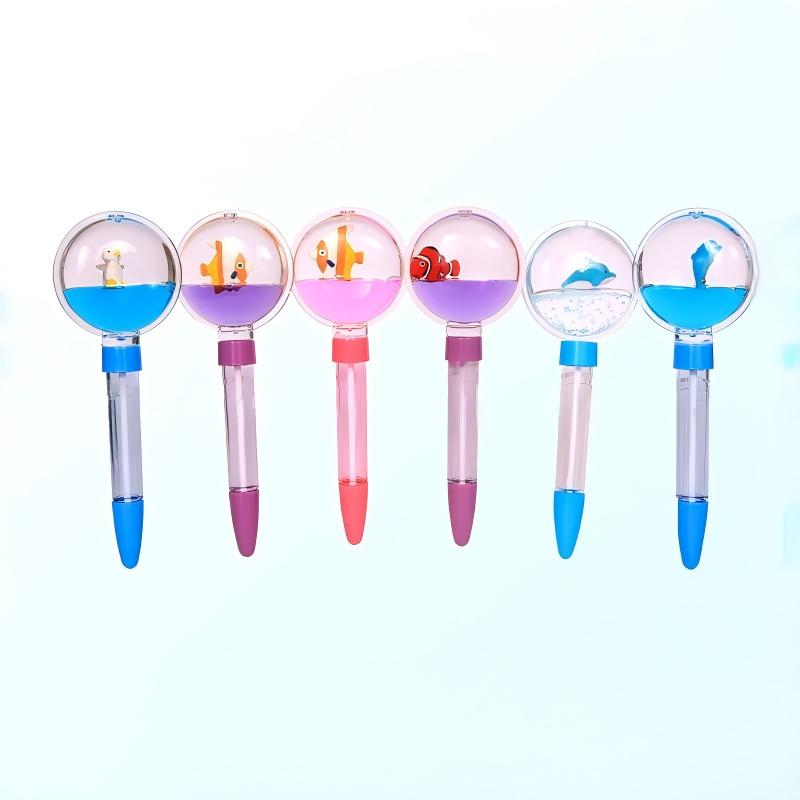 Custom 3D Figure Floating Liquid Ballpoint Pens