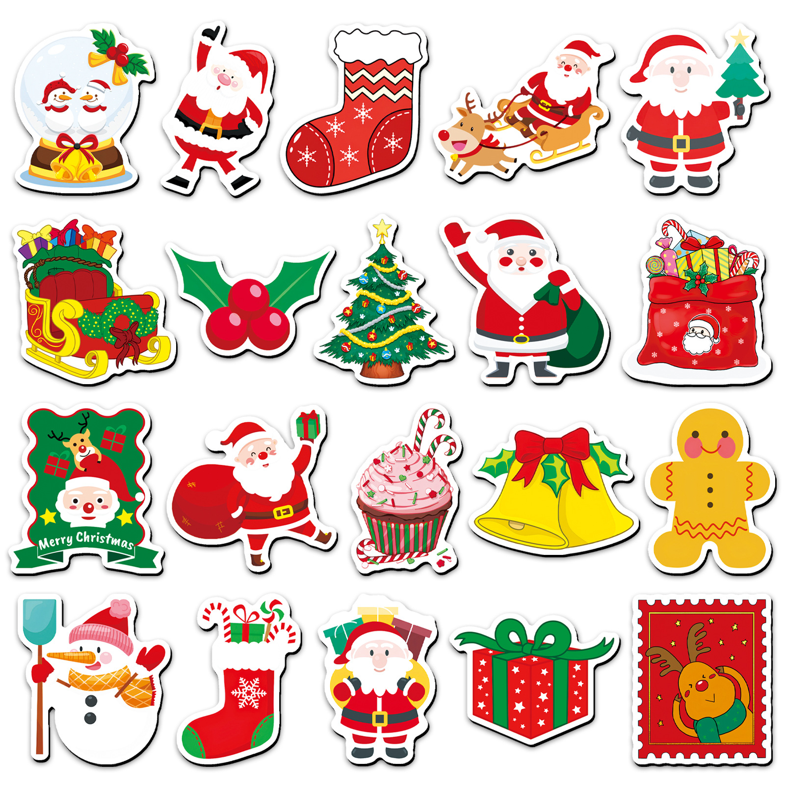 Christmas Soft Magnetic Stickers Fridge Door Magnets Decoration - Image 2