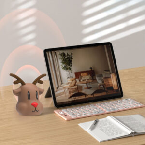 Christmas Cartoon Bluetooth Speaker, Cute Silicone Wireless Mini Speaker