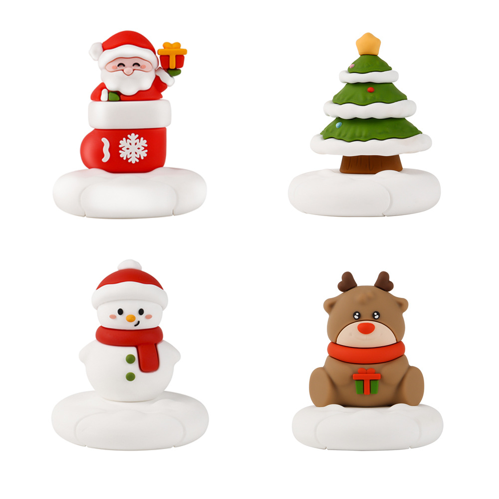 Christmas Cartoon Phone Stand, Cute Desktop Cell Phone Holder