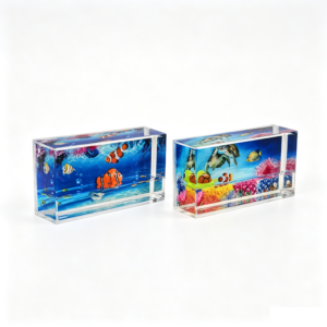Liquid Floating Acrylic Fridge Magnet