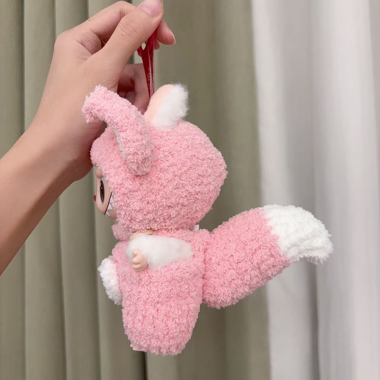 Hand‑Crochet Plush Keychain, Handmade Knitted Doll Pendant - Image 5