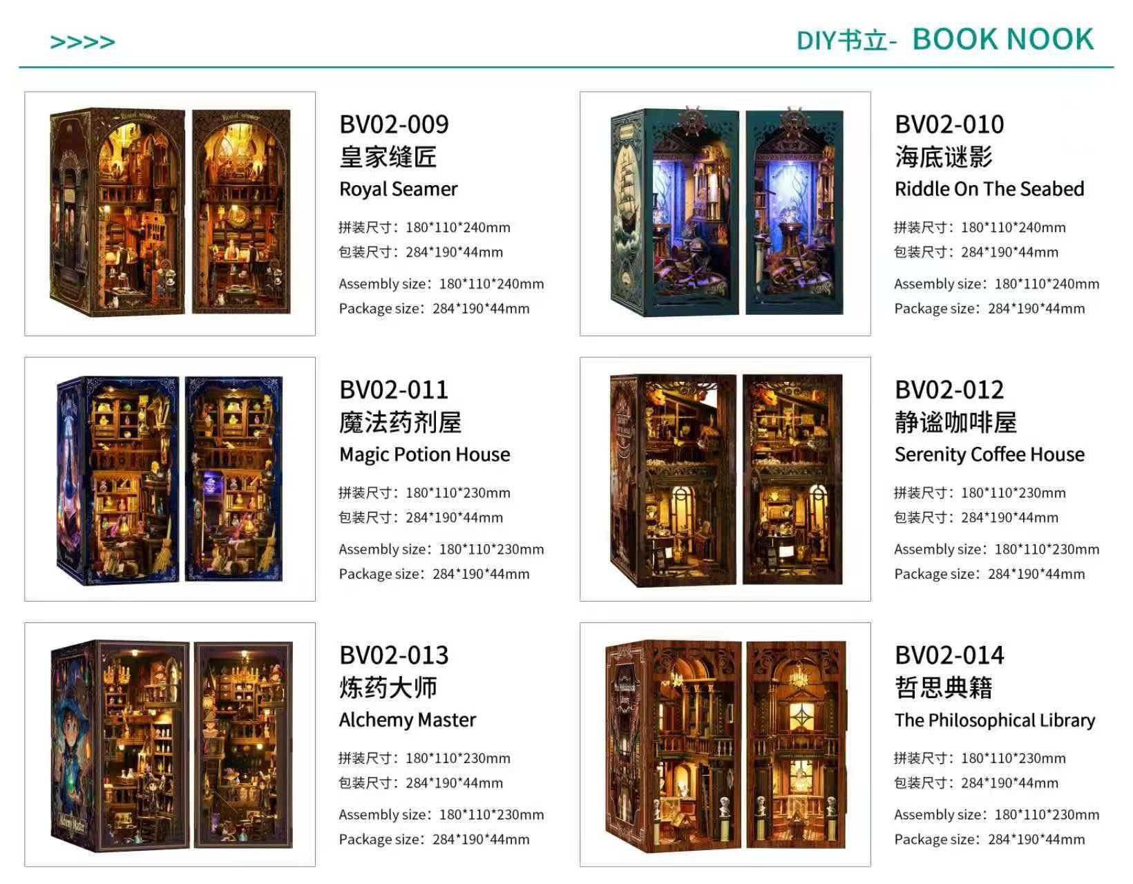 Ready‑Stock DIY Miniature Book House Kit, Wooden Book Nook Shelf Insert - Image 6